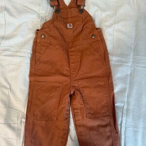 Carhartt Kids Overalls in Rust
